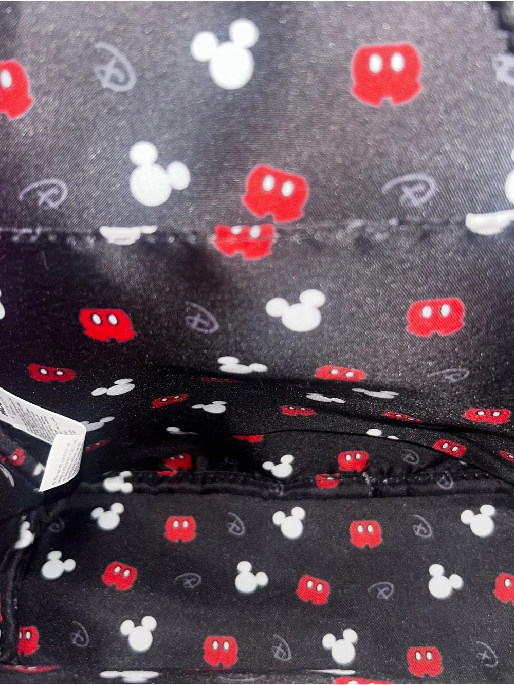 Mickey Mouse Quilted Mini Backpack with Bag Charm Disney X New